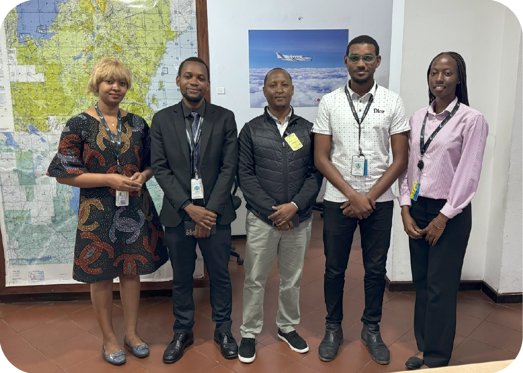 Tanzanian team working on digital project