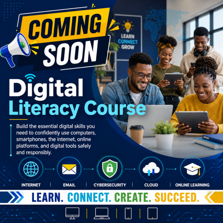 Get Ready for a Digital Literacy Course COMING on 31 Aug 2026